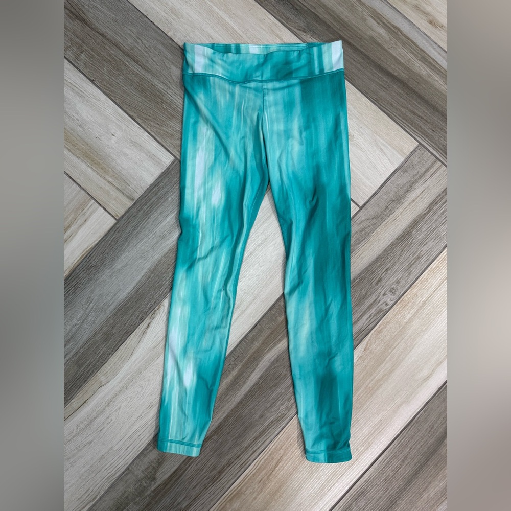 Under Armor Teal Tie-Dye Leggings Size M